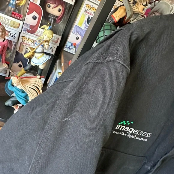 Vintage Carhartt C003 BLK Duck Quilted Lined Canvas Jacket Size XL Made In USA - Picture 5 of 12